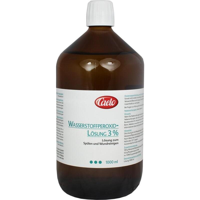 WASSERSTOFFPEROXID 3% Caelo Lsg.Standard Zul.